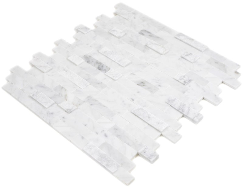 Pietra naturale composita aspetto Carrara MOS200-M22_f