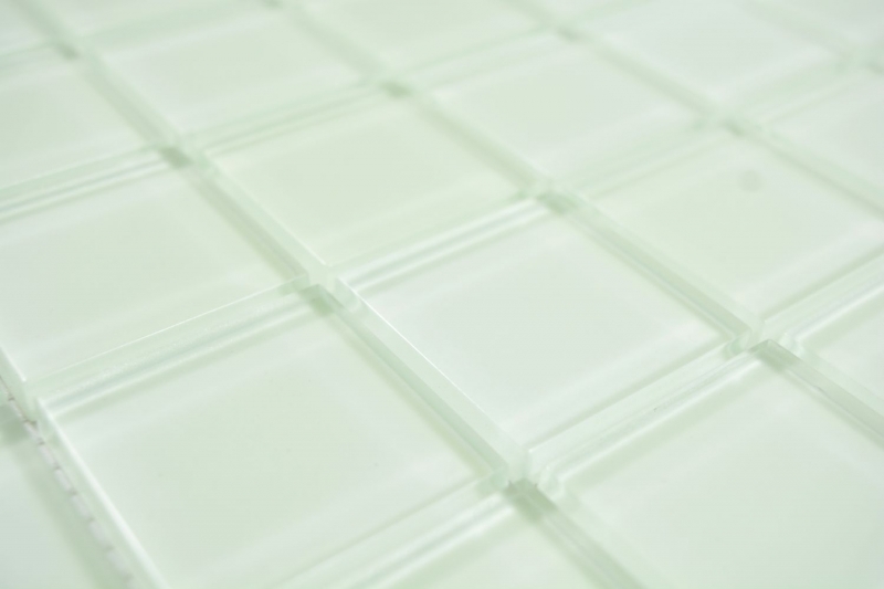 Mosaico di vetro dipinto a mano verde fluorescente piastrelle di mosaico muro backsplash cucina bagno - MOS88-1005_m