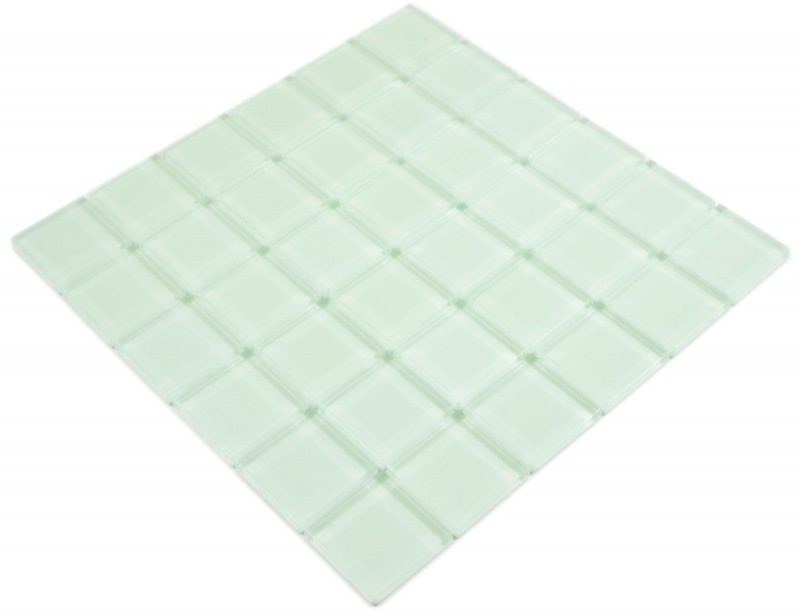 Mosaico di vetro dipinto a mano verde fluorescente piastrelle di mosaico muro backsplash cucina bagno - MOS88-1005_m