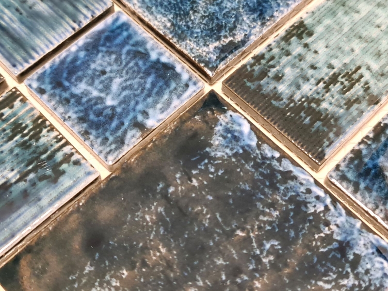 Piastrella di ceramica mosaico combi verde lucido bagno cucina alzatina MOS13-KAS4_f