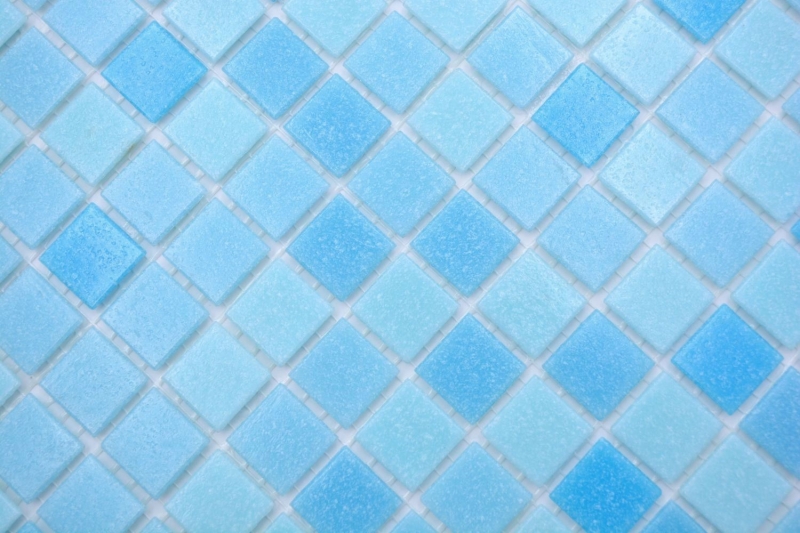 Mosaico di vetro Tessere di mosaico azzurro Mosaico per piscina Mosaico per piscina MOS210-PA331