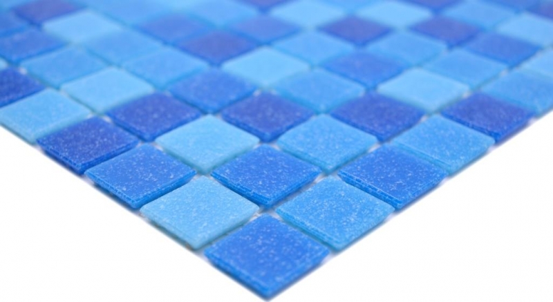 Mosaico di vetro tessere di mosaico blu piscina mosaico piscina MOS210-PA335
