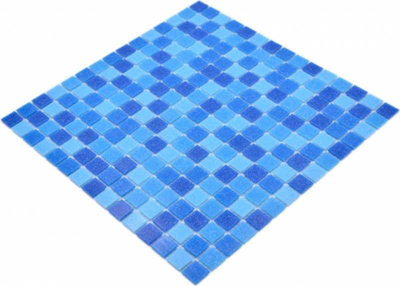 Mosaico di vetro tessere di mosaico blu piscina mosaico piscina MOS210-PA335