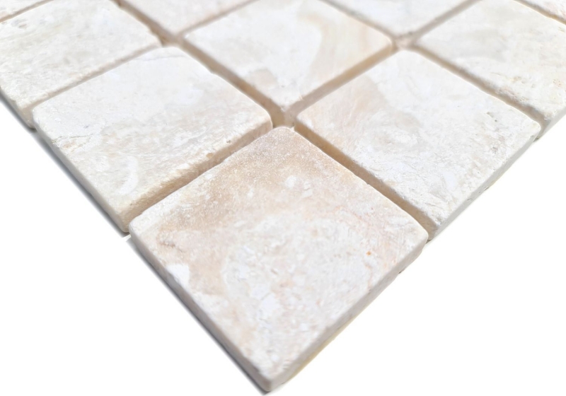 Piastrella mosaico marmo THUMBNAIL bianco cucina bagno doccia pavimento MOS40-T48W_f