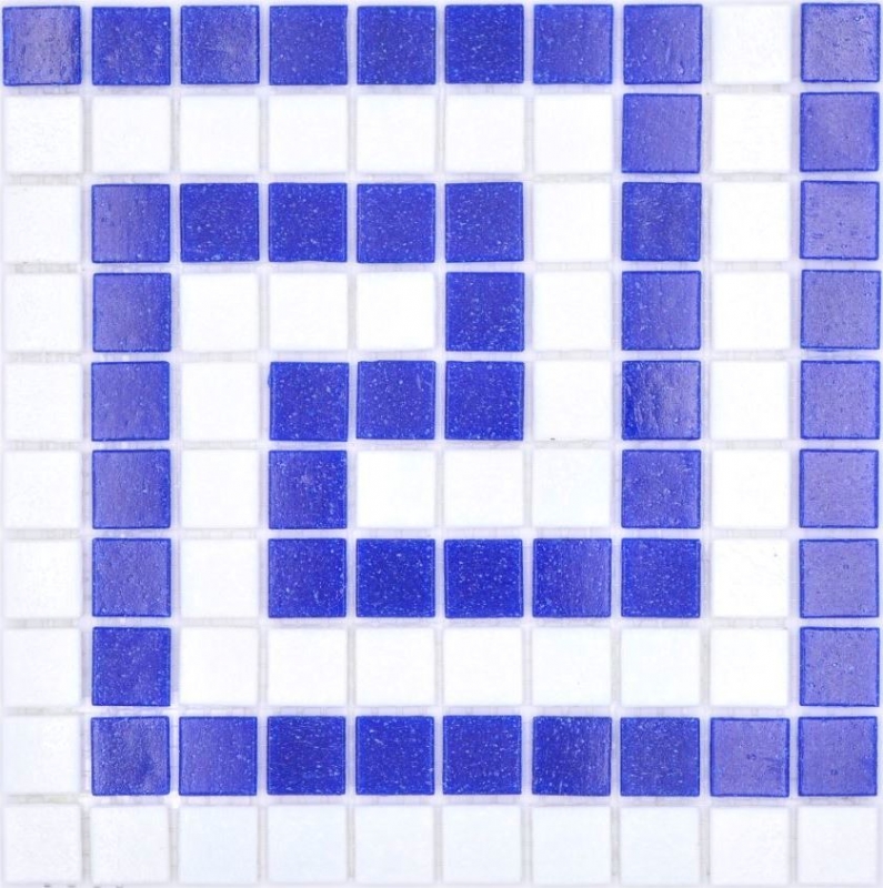 Mosaico dipinto a mano bordo vetro bianco blu scuro carta-legno mosaico piscina mosaico piscina MOSMB-BO16P_m