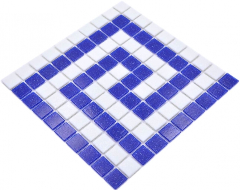 Mosaico dipinto a mano bordo vetro bianco blu scuro carta-legno mosaico piscina mosaico piscina MOSMB-BO16P_m
