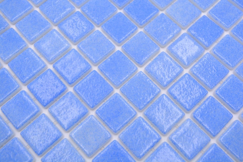 Piastrella di mosaico dipinta a mano Mosaico piscina Mosaico piscina SPAGNA CELESTE Doccia Bagno MOS220-110R_m