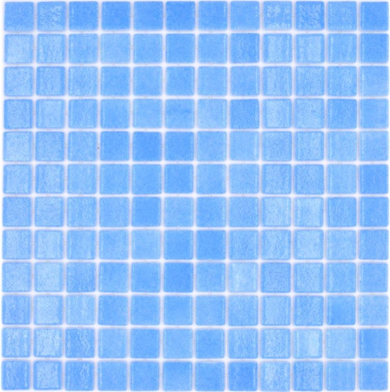 Piastrella di mosaico dipinta a mano Mosaico piscina Mosaico piscina SPAGNA CELESTE Doccia Bagno MOS220-110R_m