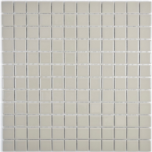 Campione dipinto a mano di piastrelle a mosaico SILK GREY matt backsplash in ceramica BATHROOM MOS18D-2411_m