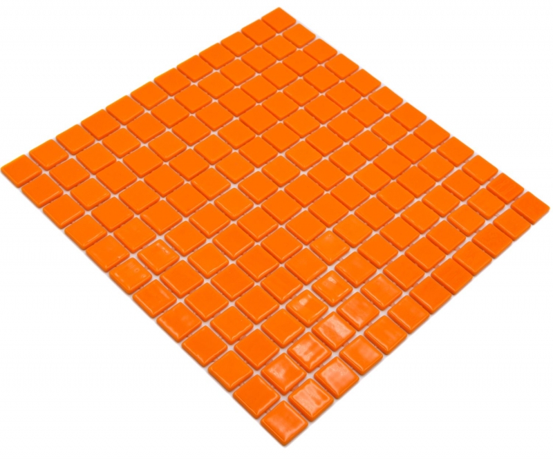 Mosaico piscina mosaico piscina mosaico vetro arancio lucido parete pavimento cucina bagno doccia MOS220-P25820