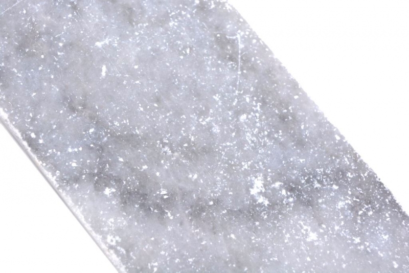 Piastrelle di pietra naturale mosaico marmo grigio chiaro opaco parete pavimento cucina bagno doccia MOSF-45-M400