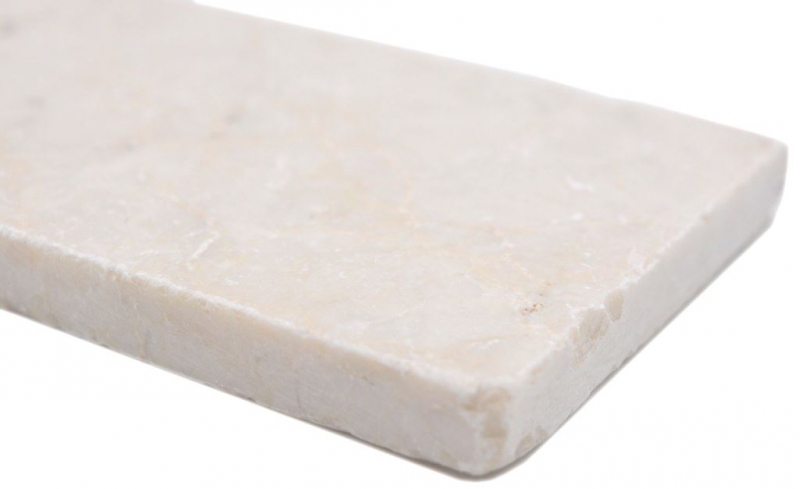 Piastrelle mosaico pietra naturale marmo avorio opaco parete pavimento cucina bagno doccia MOSF-45-M410