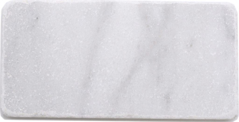 Piastrelle di pietra naturale mosaico marmo bianco opaco parete pavimento cucina bagno doccia MOSF-45-M420