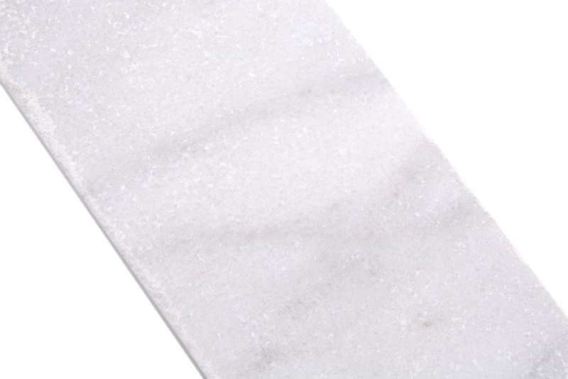 Piastrelle di pietra naturale mosaico marmo bianco opaco parete pavimento cucina bagno doccia MOSF-45-M420
