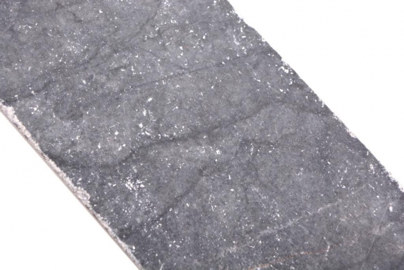 Piastrelle di pietra naturale mosaico marmo nero opaco parete pavimento cucina bagno doccia MOSF-45-M430