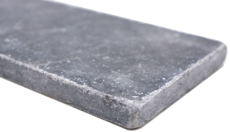 Piastrelle di pietra naturale mosaico marmo nero opaco parete pavimento cucina bagno doccia MOSF-45-M430
