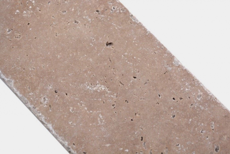 Piastrelle di mosaico in pietra naturale travertino noce opaco parete pavimento cucina bagno doccia MOSF-45-M440