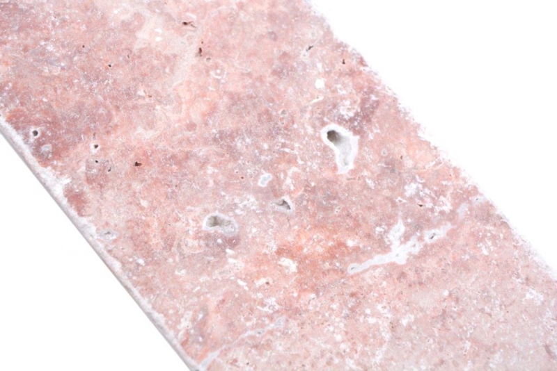 Piastrelle di pietra naturale mosaico travertino rosso opaco parete pavimento cucina bagno doccia MOSF-45-M450