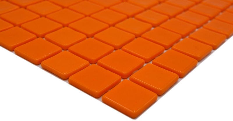 Mosaico piscina Mosaico piscina Mosaico vetro arancio lucido Muro Pavimento Cucina Bagno Doccia MOS220-P25820_f