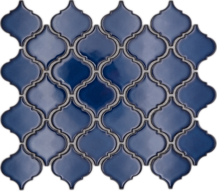 Ceramica mosaico piastrelle blu cobalto lucido parete pavimento cucina bagno doccia MOS13-P451_f
