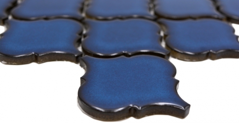 Ceramica mosaico piastrelle blu cobalto lucido parete pavimento cucina bagno doccia MOS13-P451_f