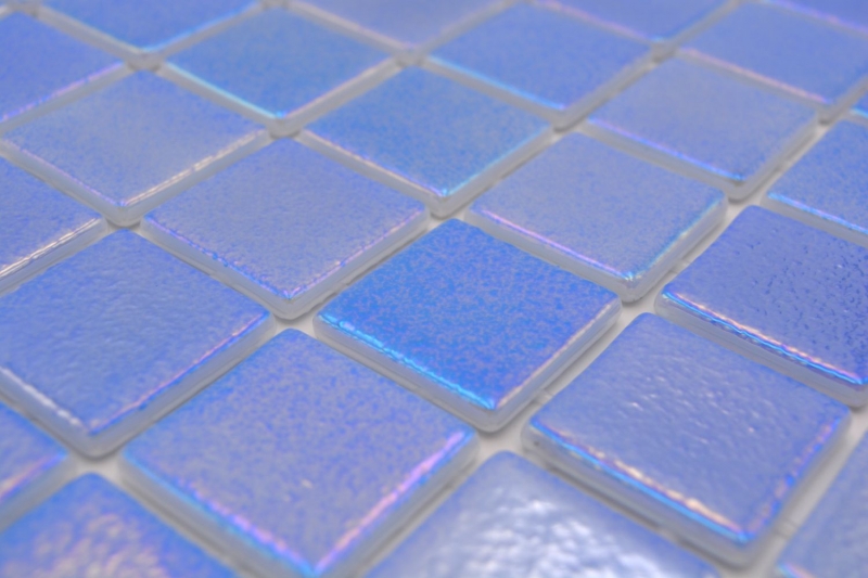 Mano modello piscina mosaico piscina mosaico vetro mosaico blu iridescente multicolore lucido parete pavimento cucina bagno doccia MOS220-P55382_m