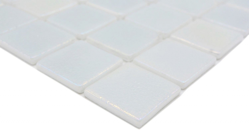 Mano modello piscina mosaico piscina mosaico vetro mosaico crema iridescente multicolore lucido parete pavimento cucina bagno doccia MOS220-P55384_m