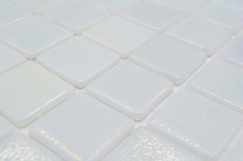 Mano modello piscina mosaico piscina mosaico vetro mosaico crema iridescente multicolore lucido parete pavimento cucina bagno doccia MOS220-P55384_m
