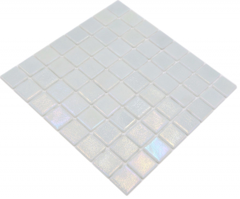 Mano modello piscina mosaico piscina mosaico vetro mosaico crema iridescente multicolore lucido parete pavimento cucina bagno doccia MOS220-P55384_m