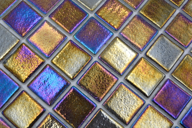 Mano modello piscina mosaico piscina mosaico vetro mosaico nero multicolore iridescente parete pavimento cucina bagno doccia MOS220-P55386_m