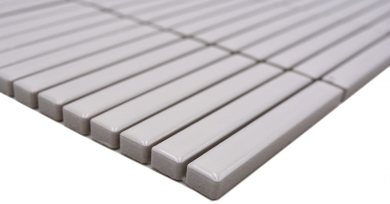 Mosaico ceramico dipinto a mano piastrelle di mosaico bianco lucido parete cucina bagno doccia MOS24-CG11_m