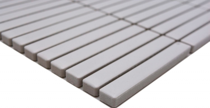 Mosaico ceramico dipinto a mano tessere di mosaico bianco opaco parete cucina bagno doccia MOS24-CG91_m