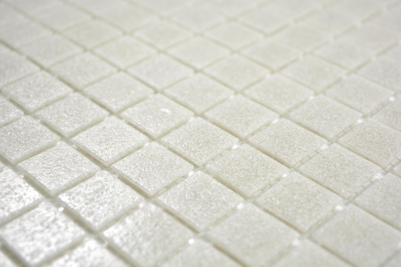 Piastrella di vetro a mosaico Grigio chiaro Crema Spots Doccia Parete bagno Parete cucina - MOS200-A05-N
