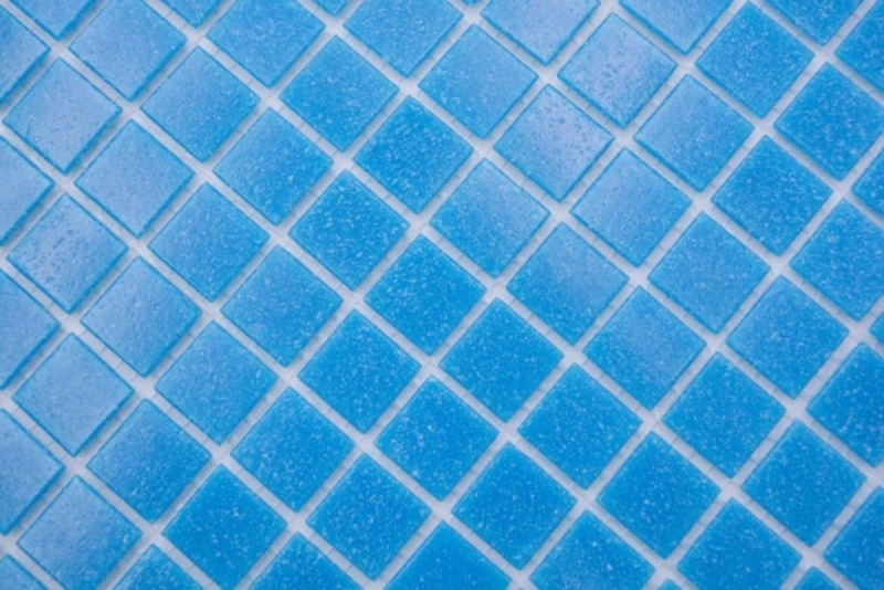 Piastrella di vetro a mosaico a macchie blu doccia BAGNO PARETE cucina - MOS200-A14-N
