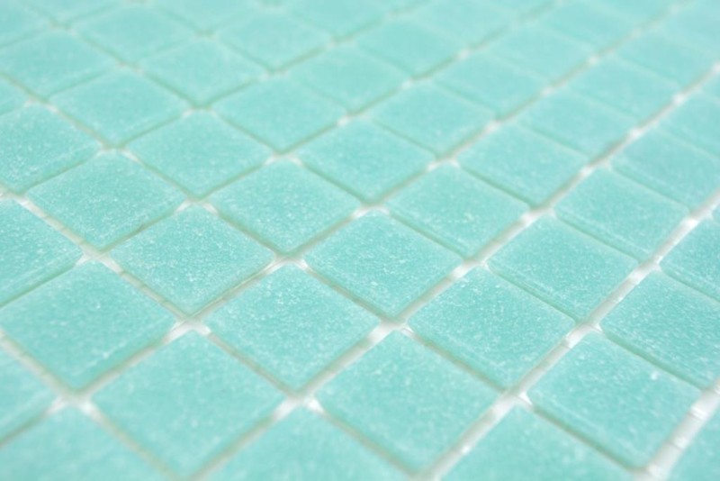 Piastrella di vetro a mosaico turchese verde a macchie doccia BAGNO MURO cucina - MOS200-A62-N