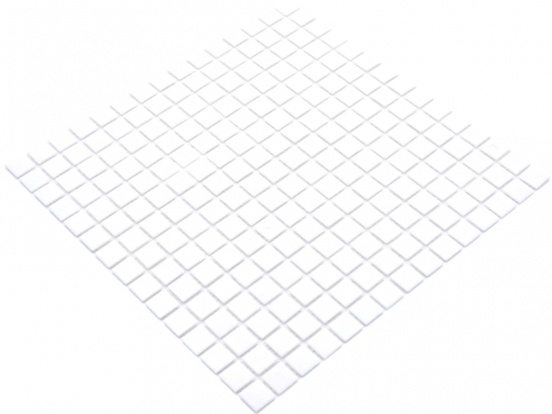 Piastrella di vetro per mosaico Super White per piscina - MOS200-A01