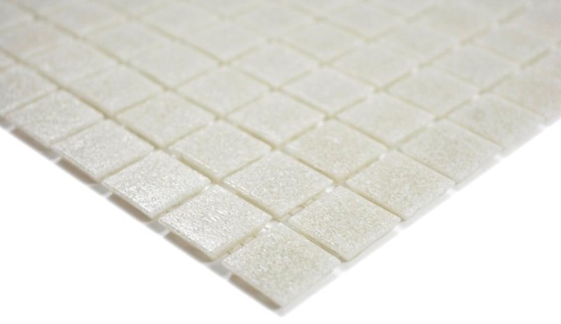 Piastrella di vetro a mosaico grigio chiaro crema piastrella backsplash muro piastrella cucina piastrella bagno - MOS200-A05