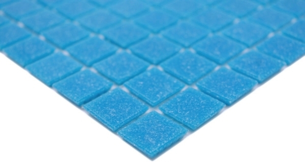 Piastrella di vetro per mosaico azzurro piscina mosaico piscina - MOS200-A14-P
