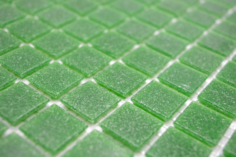 Mosaico di vetro Piastrelle di mosaico verde Schienale della cucina MOS200-A23
