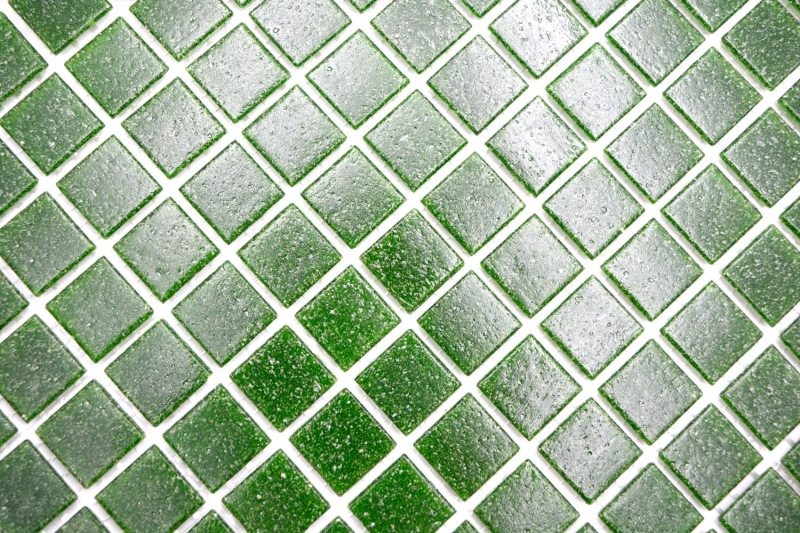 Mosaico di vetro piastrelle verde scuro backsplash cucina splashback MOS200-A26