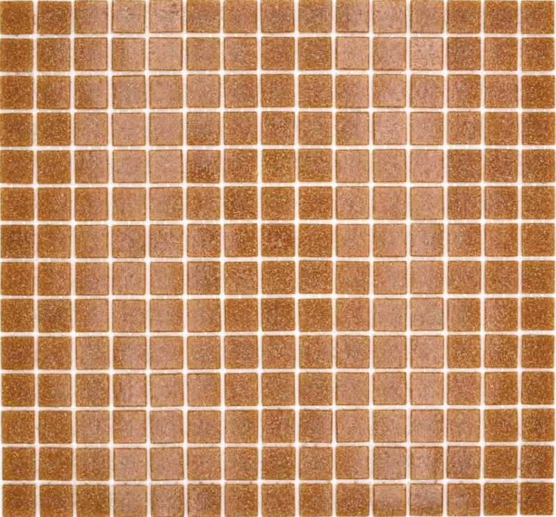 Mosaico di vetro Piastrella di mosaico marrone Schienale della cucina MOS200-A34