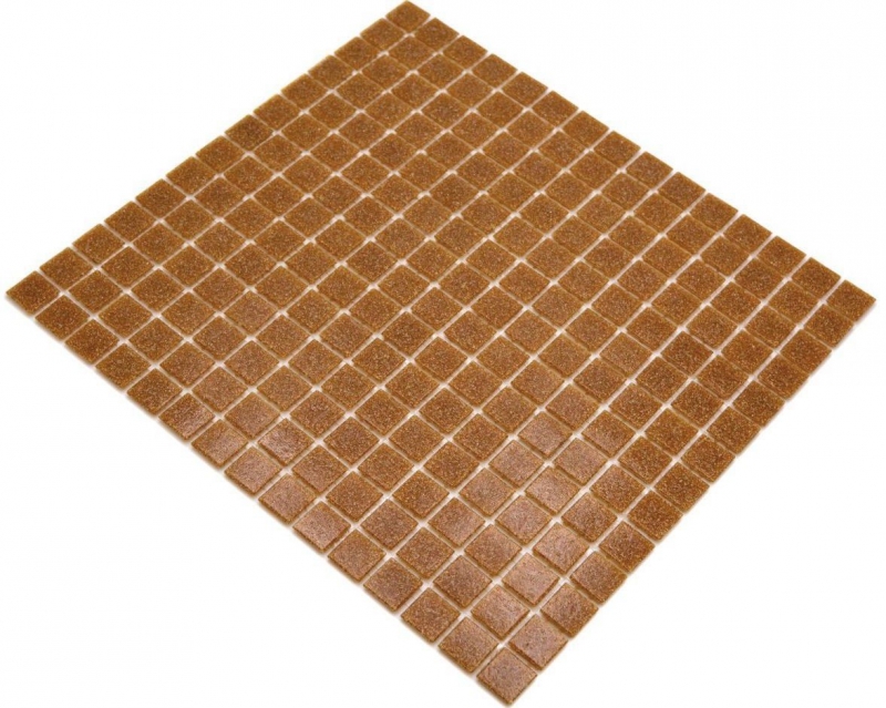 Mosaico di vetro Piastrella di mosaico marrone Schienale della cucina MOS200-A34