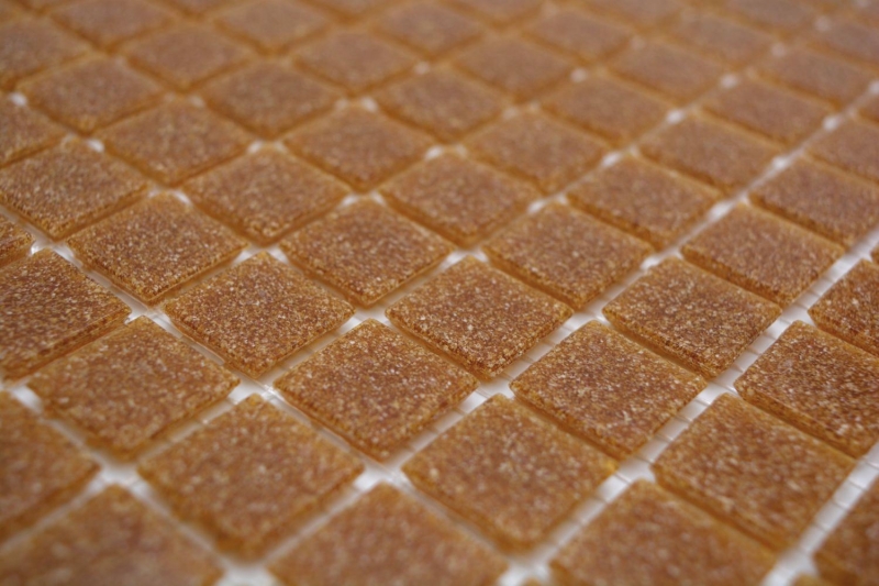Mosaico di vetro Piastrella di mosaico marrone Schienale della cucina MOS200-A34