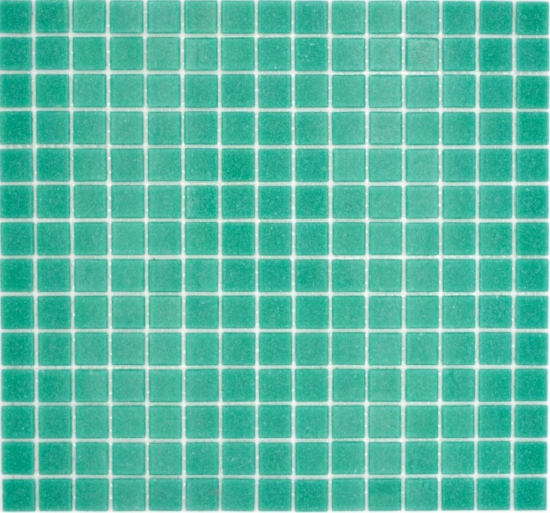 Piastrella di vetro a mosaico verde turchese backsplash cucina MOS200-A63