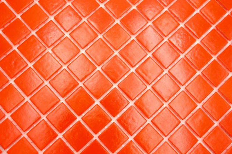 Mosaico di vetro Piastrella di mosaico arancione Schienale della cucina MOS200-A95
