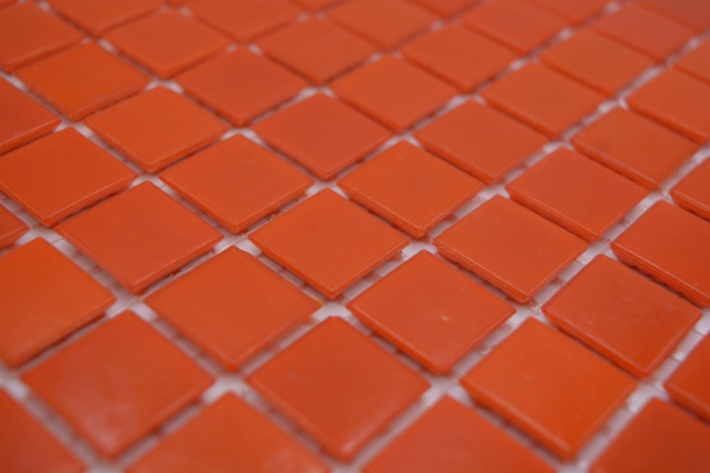 Mosaico di vetro Piastrella di mosaico arancione Schienale della cucina MOS200-A95