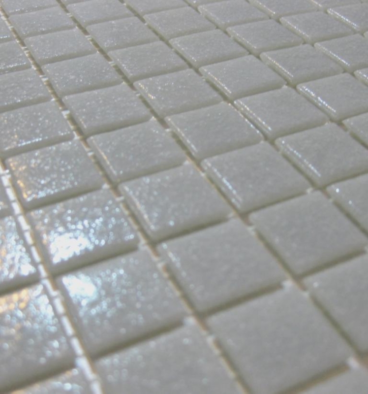 Mosaico di vetro piastrelle grigio chiaro backsplash piastrelle parete cucina piastrelle bagno - MOS200-A105