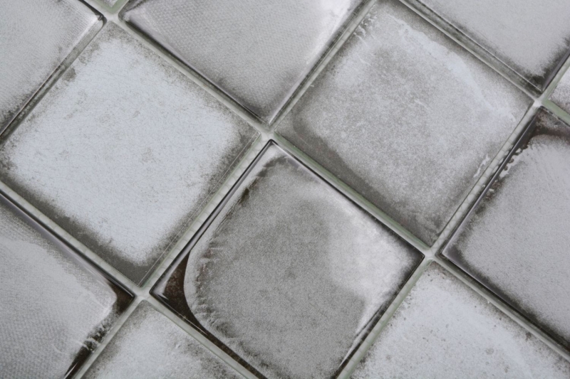 Piastrella di mosaico di vetro Retro Vinatage stile cemento grigio pastello MOS88-S02
