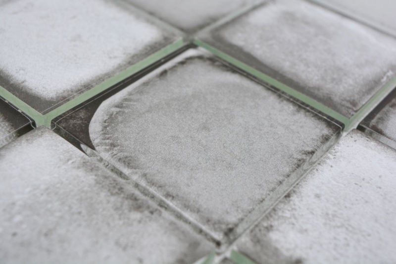 Piastrella di mosaico di vetro Retro Vinatage stile cemento grigio pastello MOS88-S02