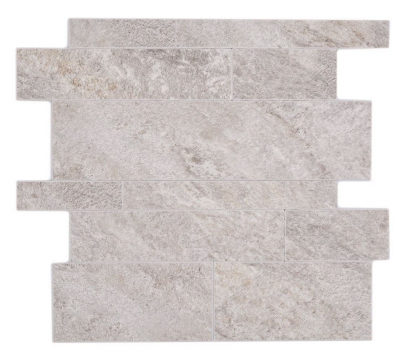 Tappetino autoadesivo in vinile effetto pietra beige grigio rettangolare MOS200-SP01